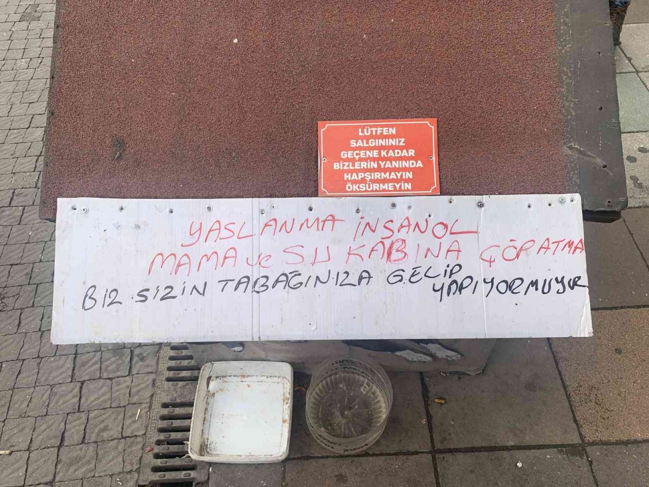 Köpek kulübesine yazdığı yazı ile hem şaşırttı hem de insanlık dersi verdi