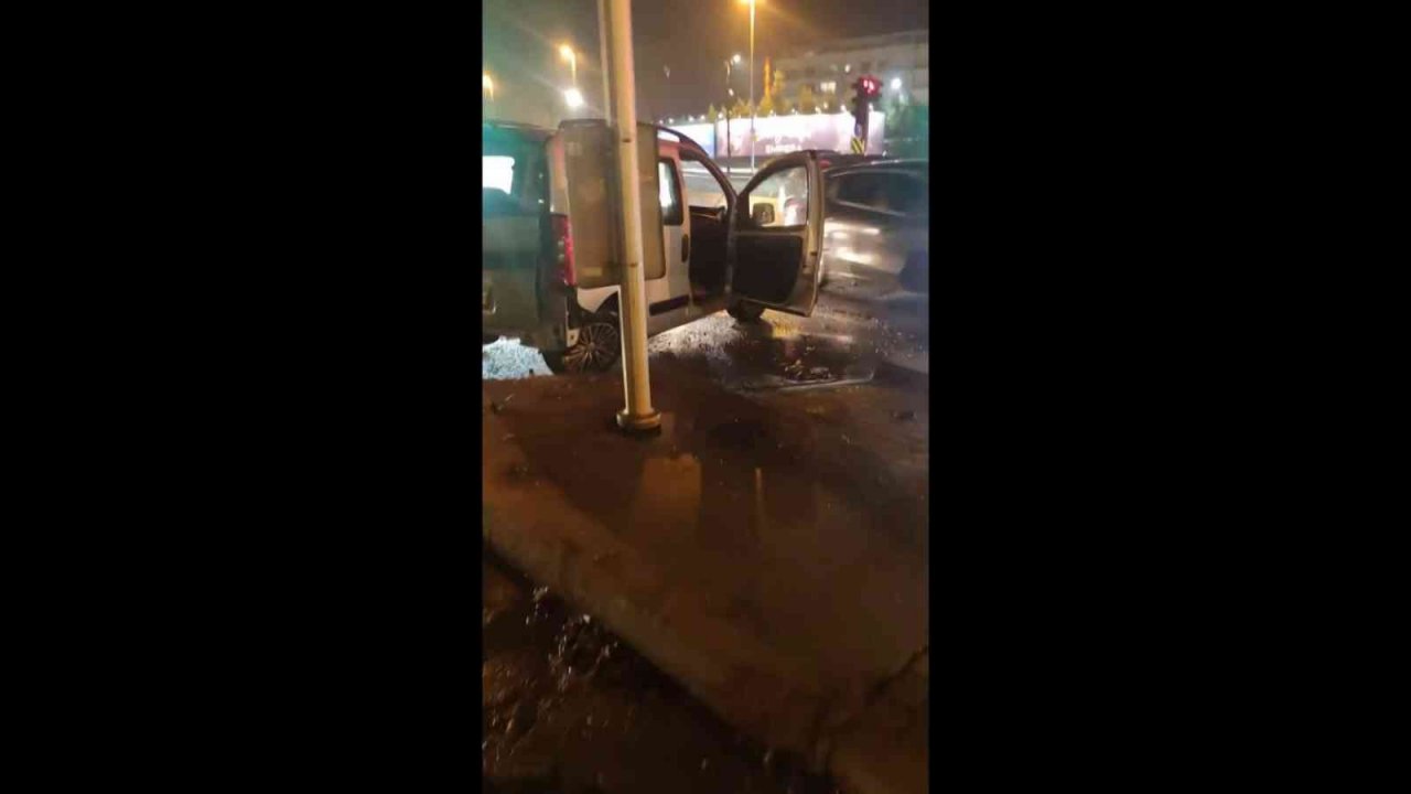 Maltepe’de makas atan sürücü kazaya neden oldu