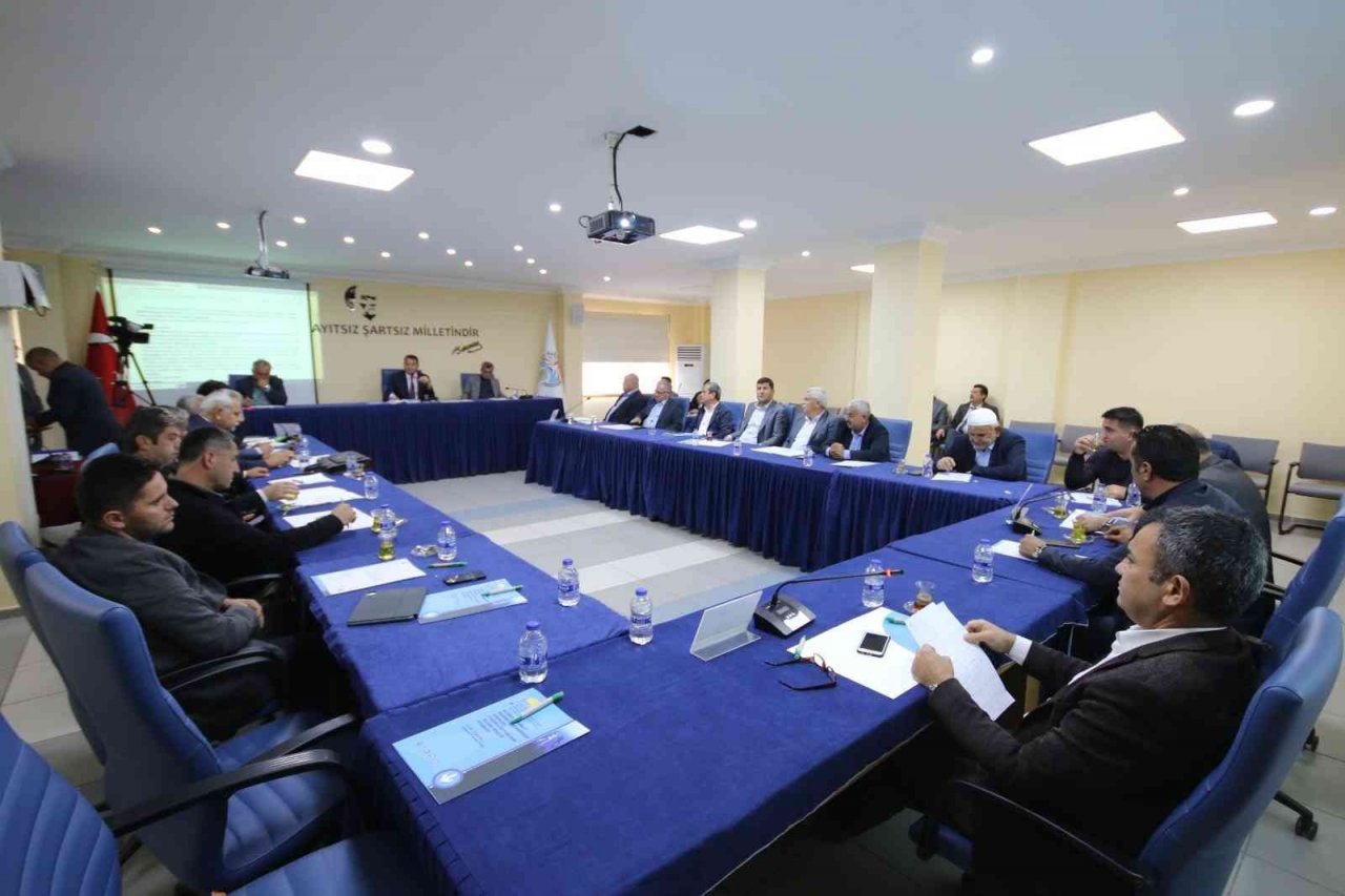 Kaş Belediyesinde aralık ayı meclis toplantısı yapıldı