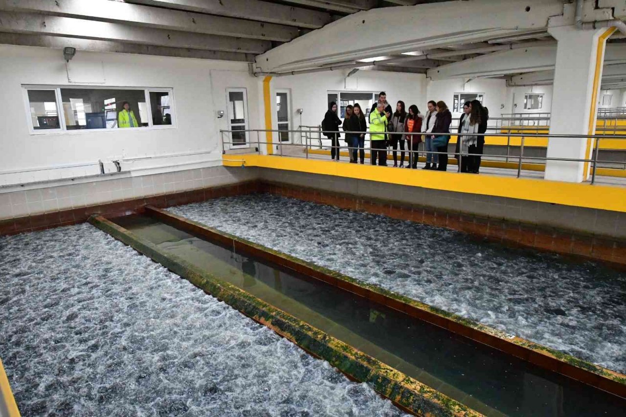 ODTÜ öğrencileri İvedik İçme Suyu Arıtma Tesisi’ni ziyaret etti