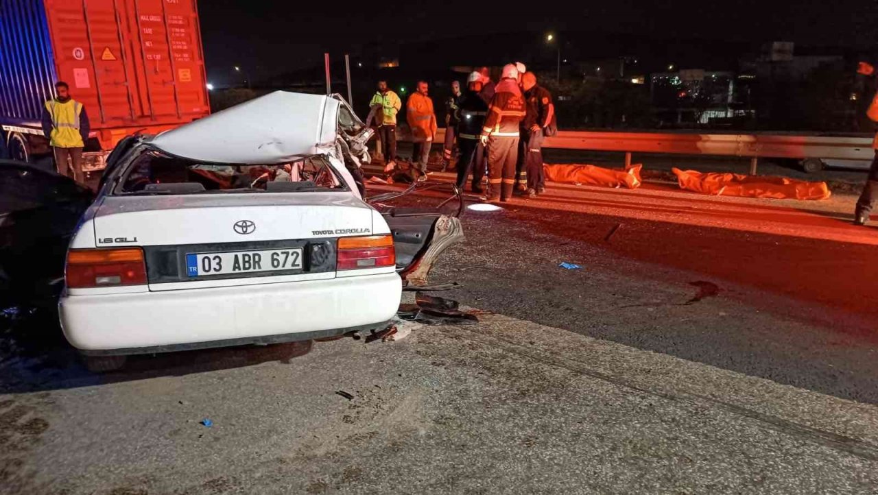 TAG otoyolunda feci trafik kazası: 2 ölü, 5 yaralı
