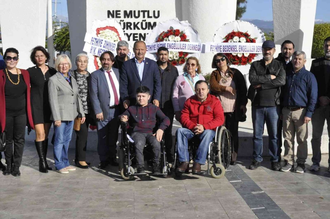 Fethiye’de, 3 Aralık Dünya Engelliler Günü’nde tören düzenlendi