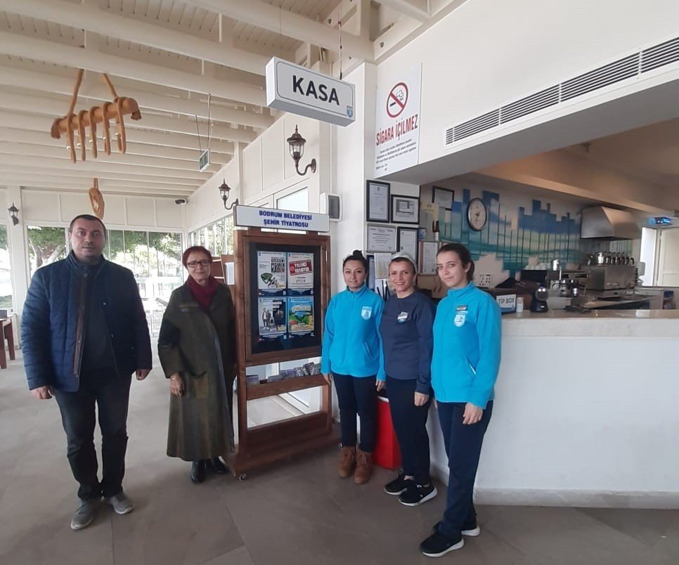 Bodrum Belediyesi kafelerinde sanata yönelik destek sürüyor