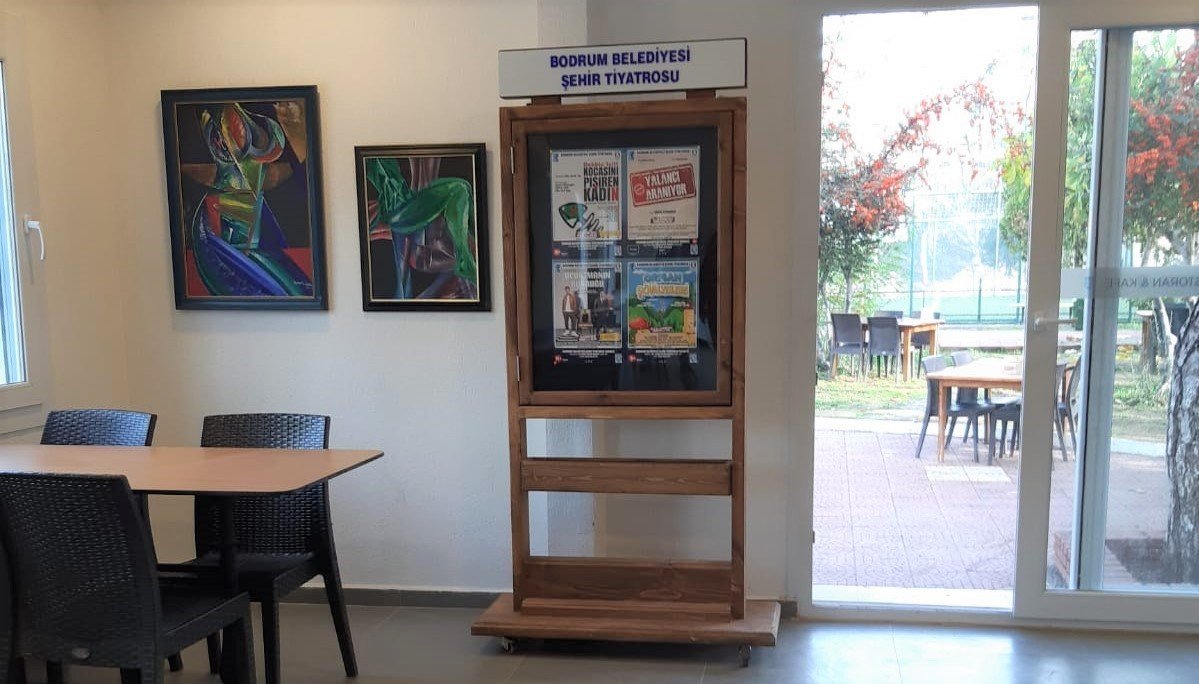 Bodrum Belediyesi kafelerinde sanata yönelik destek sürüyor