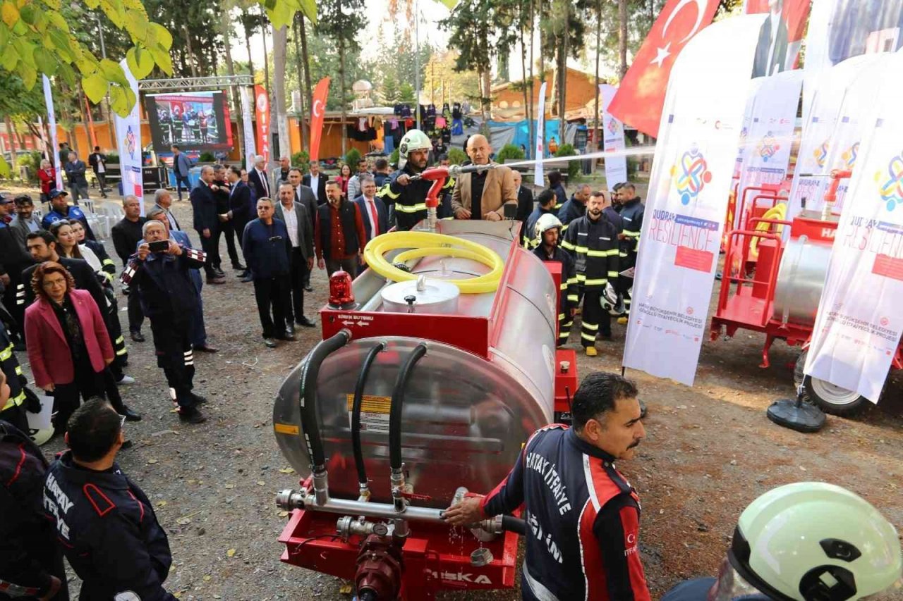 ‘Gönüllü itfaiyecilik’ projesinde Erzin pilot ilçe seçildi