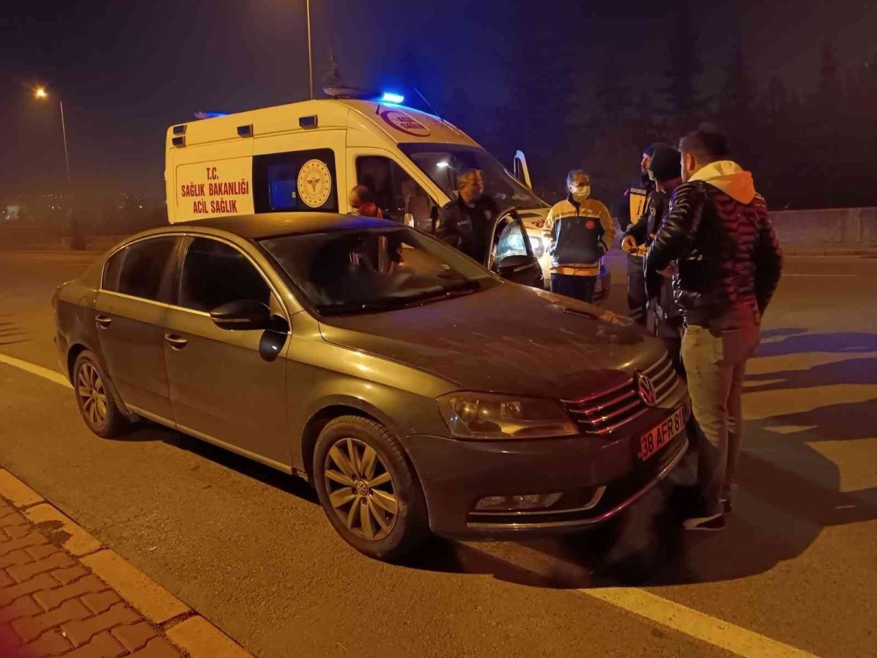 Polisin alkollü sürücü ile imtihanı