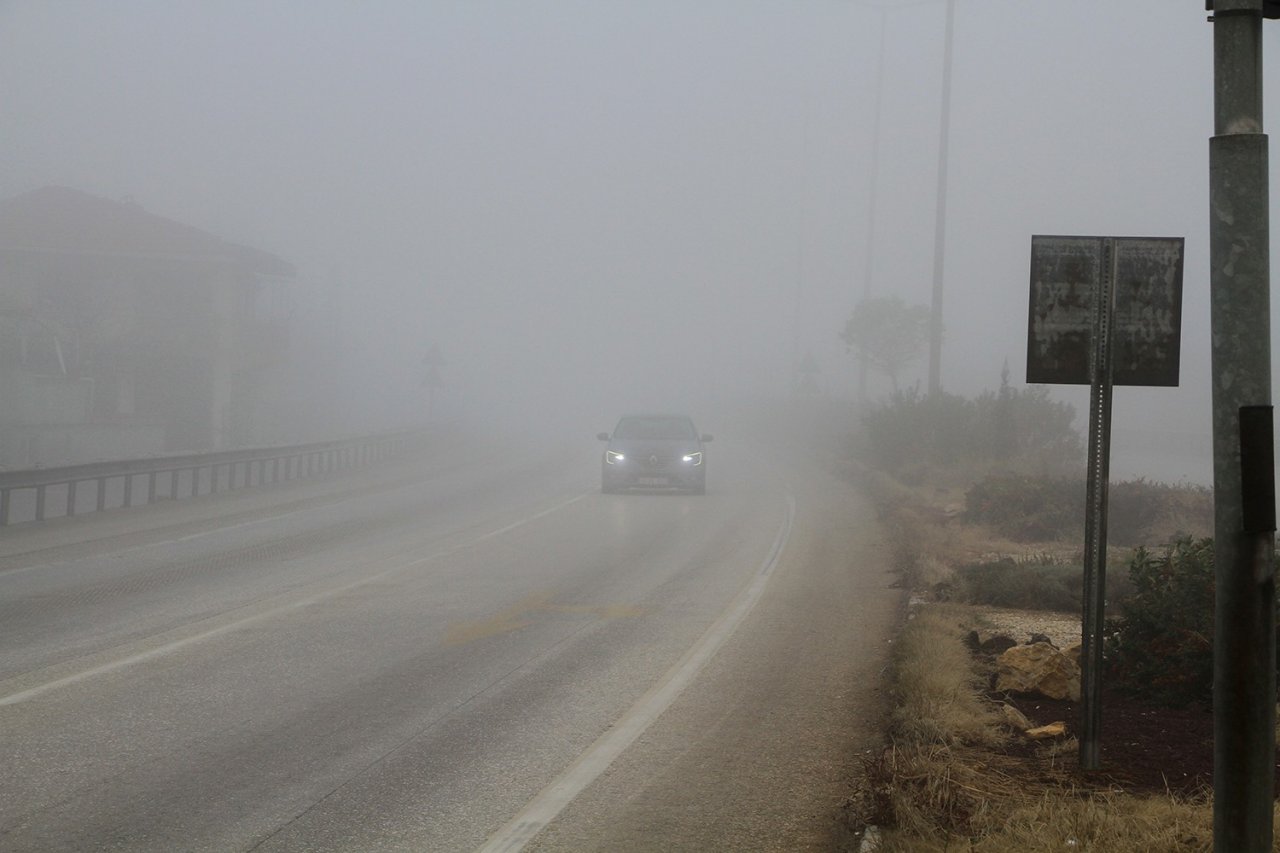 Kula yoğun sisin etkisi altında