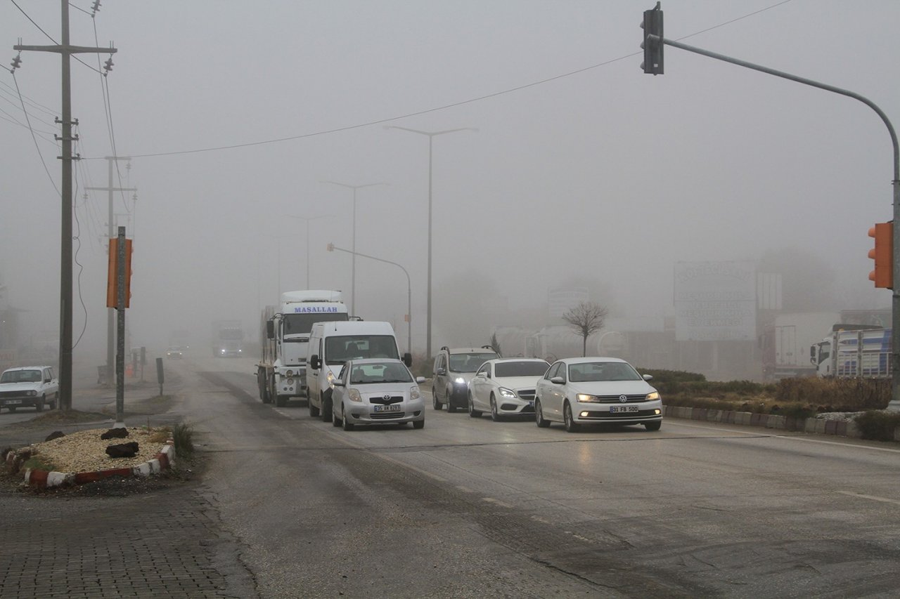 Kula yoğun sisin etkisi altında