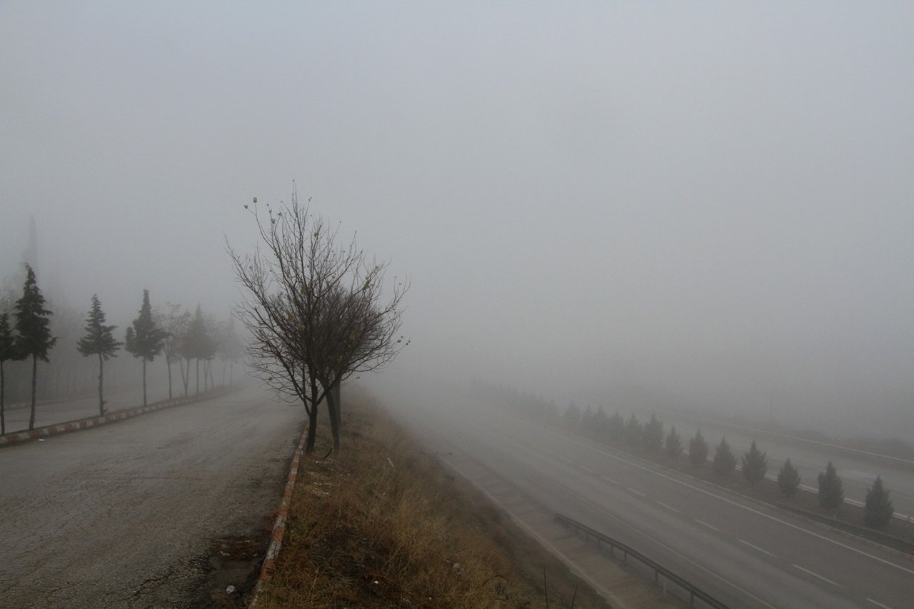 Kula yoğun sisin etkisi altında