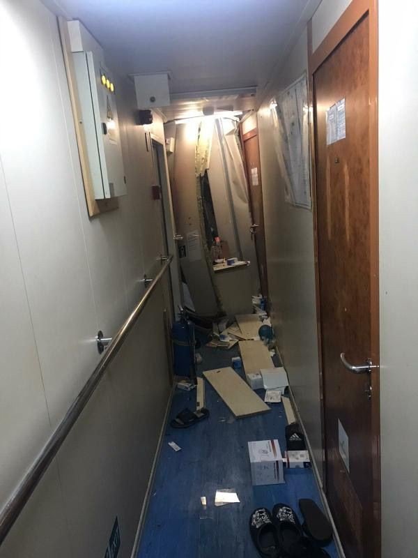 İstanbul Boğazı’nda iki geminin çarpıştığı kaza anbean cep telefonu kamerasında