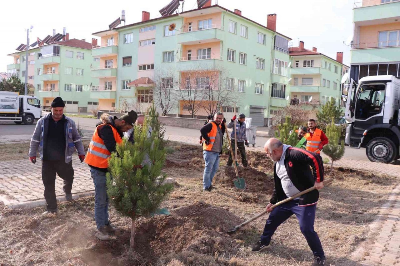 Sivas’ta özel çocuklar için fidan dikildi