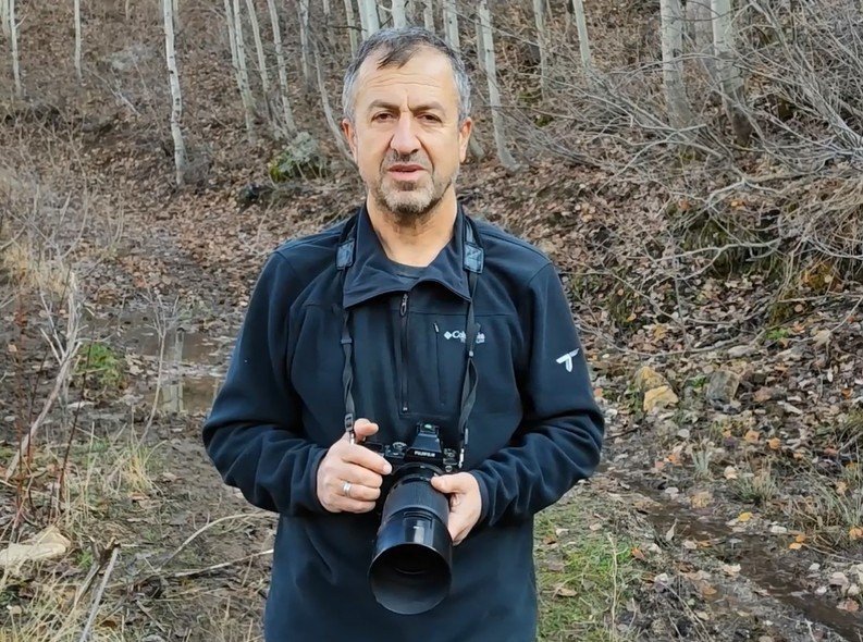 Bitlis’te Anadolu benekli semenderi ailesi görüntülendi