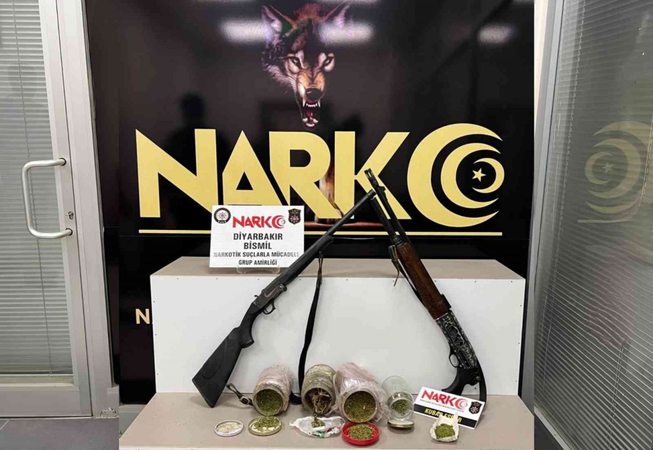Diyarbakır’da evinde 2 kilo uyuşturucu ile yakalanan zanlı tutuklandı