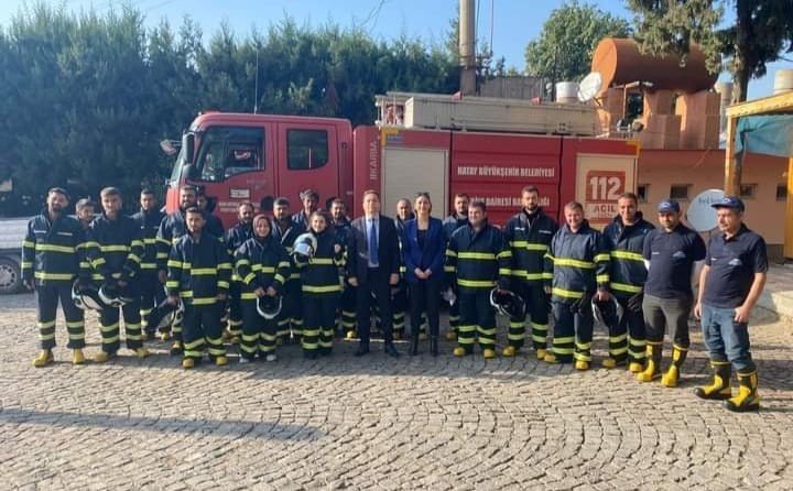 Gönüllü itfaiyecilere sertifikaları verildi