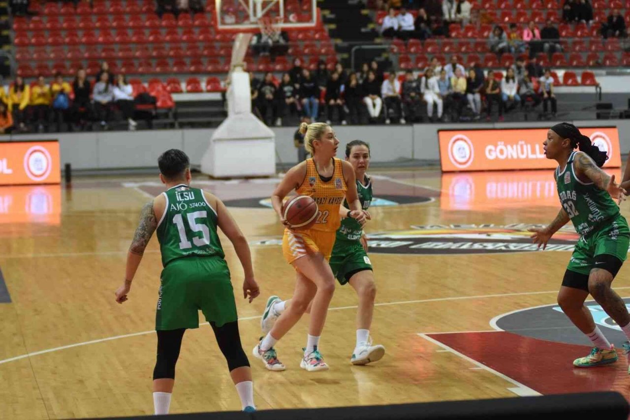 TKBL: Melikgazi Kayseri Basketbol: 81-Bursa Uludağ Basketbol: 82