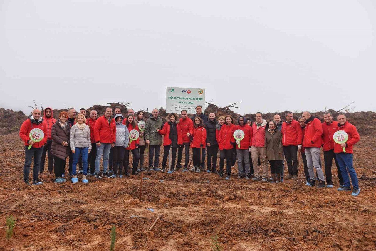 16 bin fidan toprakla buluştu