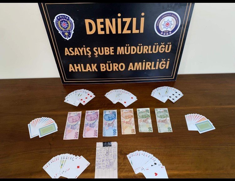 Denizli’de kumar operasyonunda toplam 14 kişi yakalandı