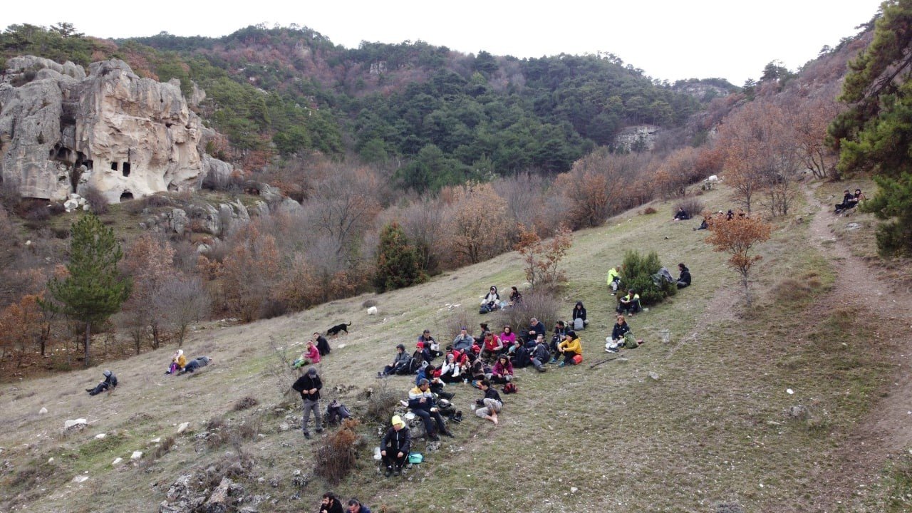 Doğa tutkunları Mihalgazi-Atalantekke güzergahında yürüdü