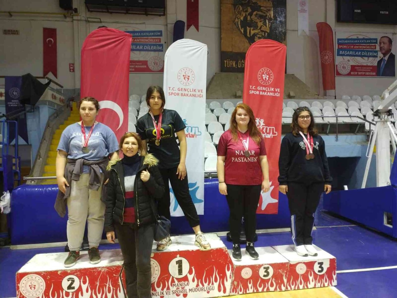 Manisa’da genç bilekler il birinciliği için yarıştı