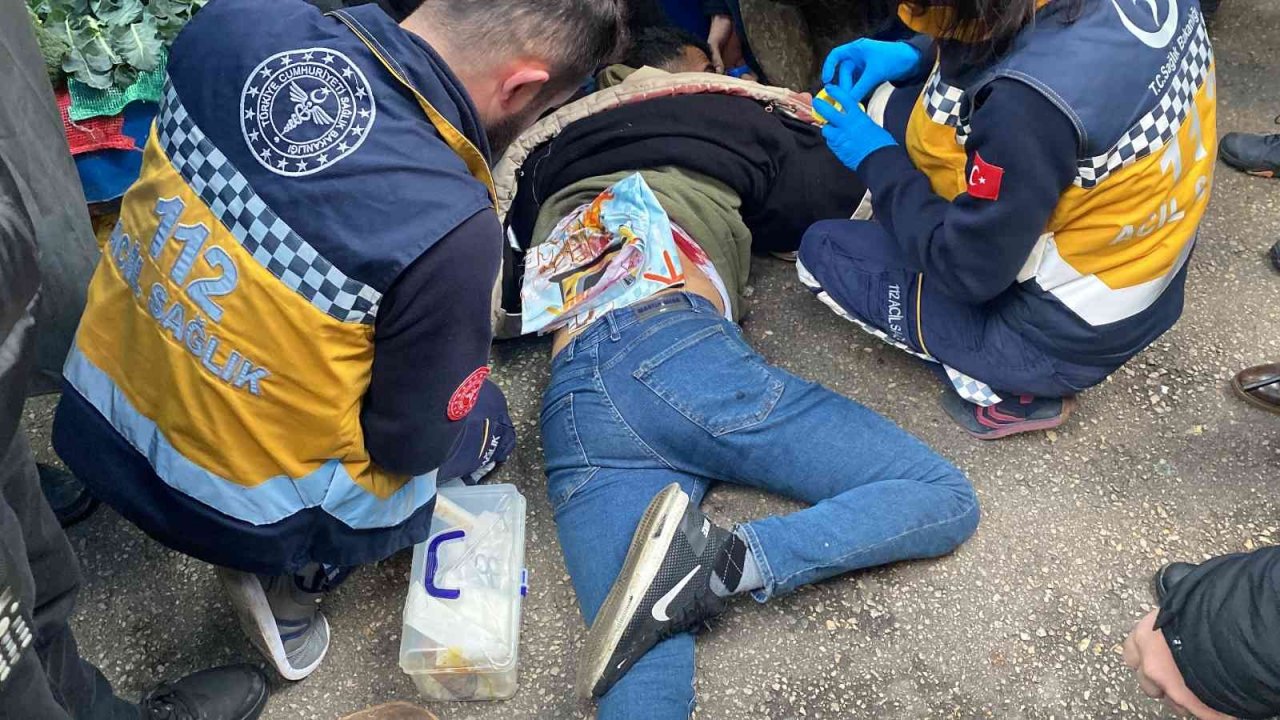 Perdeci ile pazarcının ’kasa’ koyma kavgasında kan aktı