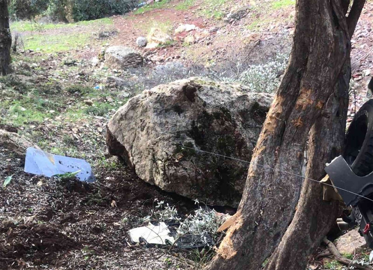 Kazadan kurtuldu ama kayadan kurtulamadı