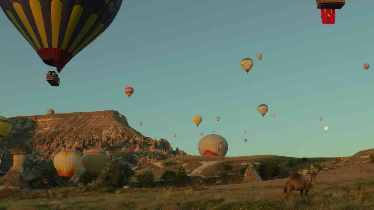 Kapadokya’yı 629 bin 283 kişi kuş bakışı izledi