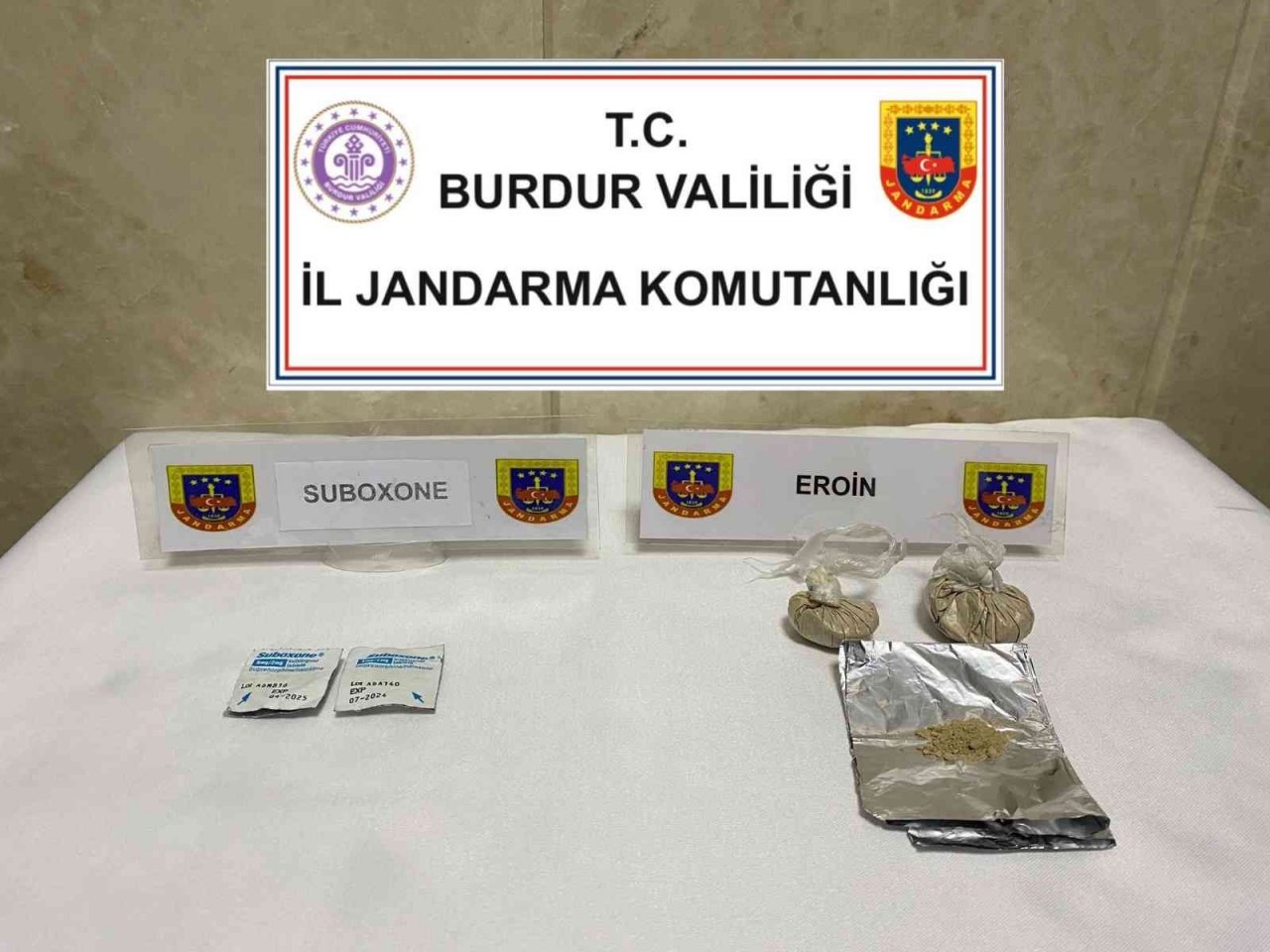 Burdur’daki uyuşturucu operasyonlarında 33 kişiye işlem yapıldı, 1 kişi tutuklandı