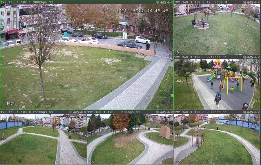 Gaziosmanpaşa’da parklar 24 saat boyunca izleniyor