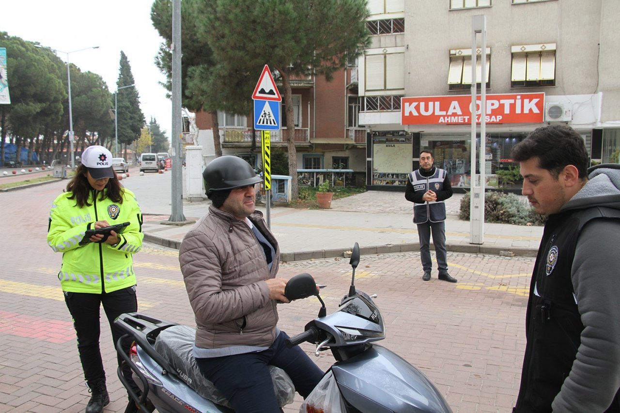 Kula’da trafik uygulamaları artırıldı