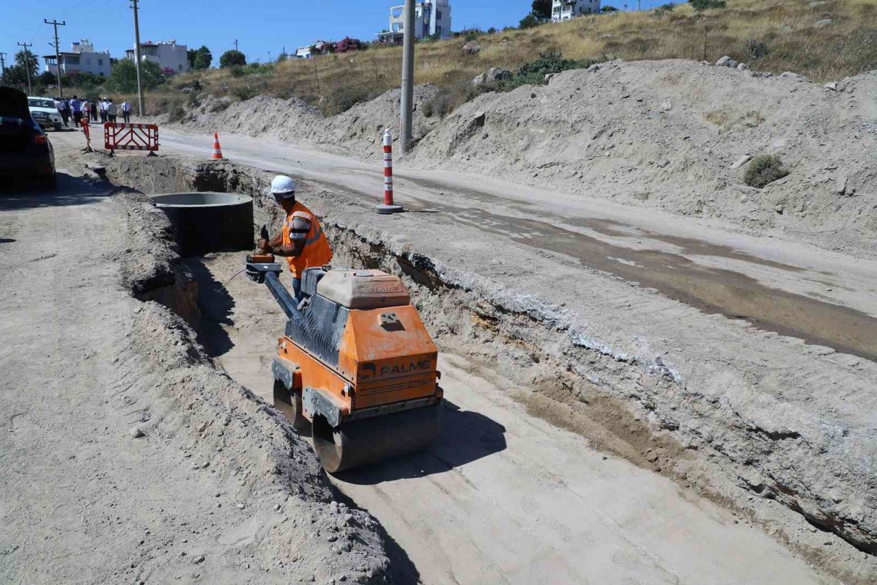 Bodrum’da kanalizasyon çalışmalarının yüzde 89’u tamamlandı
