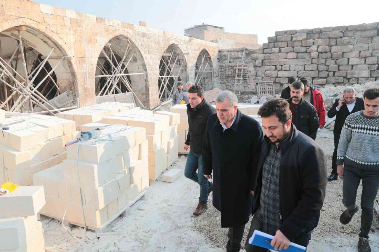 Şanlıurfa’da bir tarihi han daha turizme kazandırılıyor