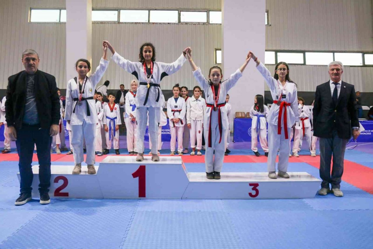 Sivas’ta kulüpler tekvandoda mücadele etti