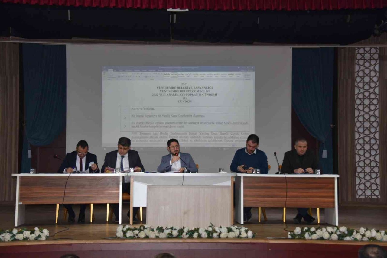 Yunusemre’de yılın son meclisi toplandı