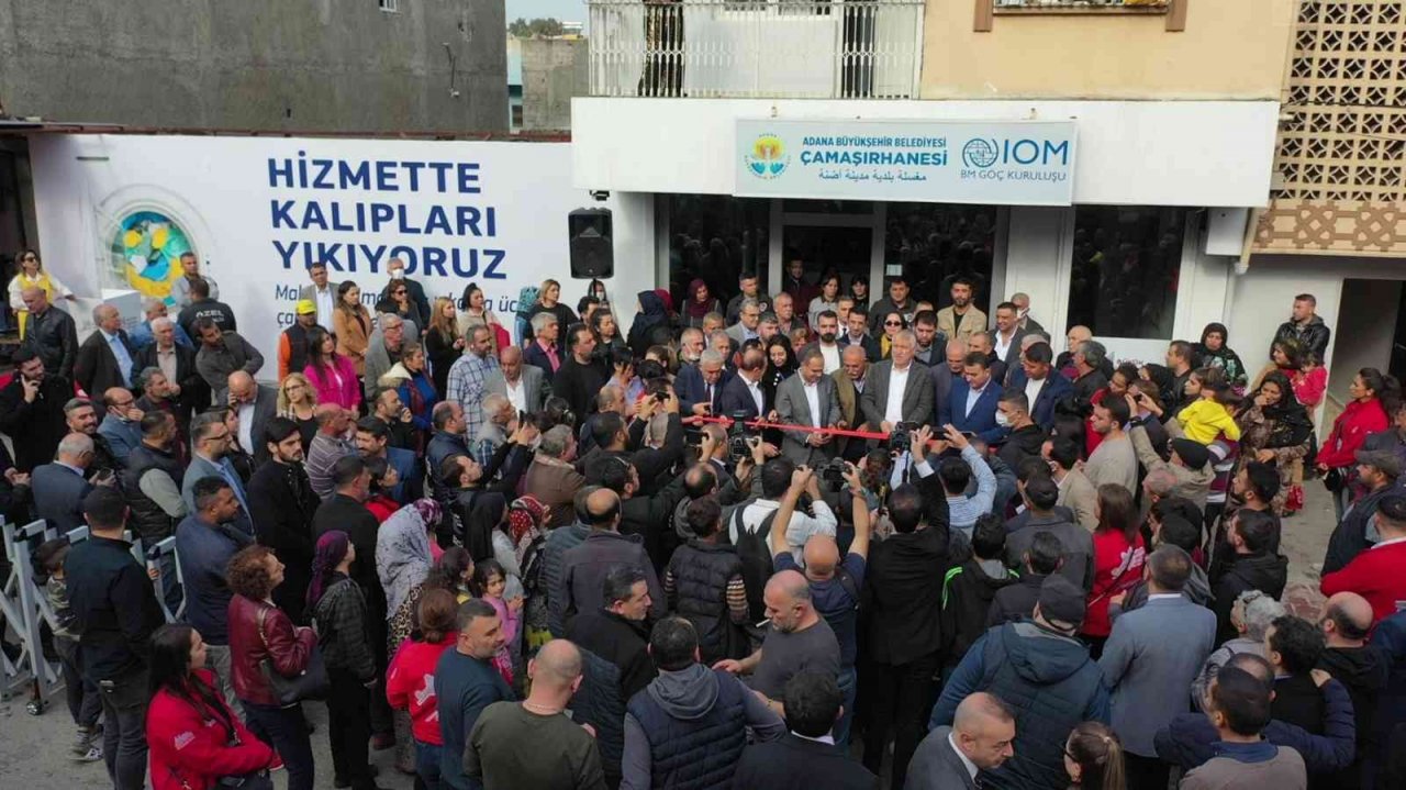 Adana’da ücretsiz çamaşırhane hizmeti