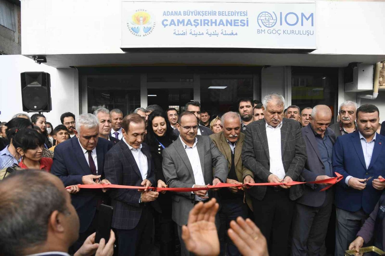 Adana’da ücretsiz çamaşırhane hizmeti