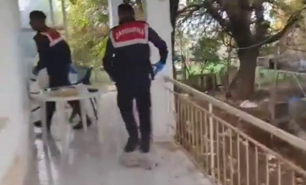 Kiralık evde uyuşturucu laboratuvarına jandarma baskını