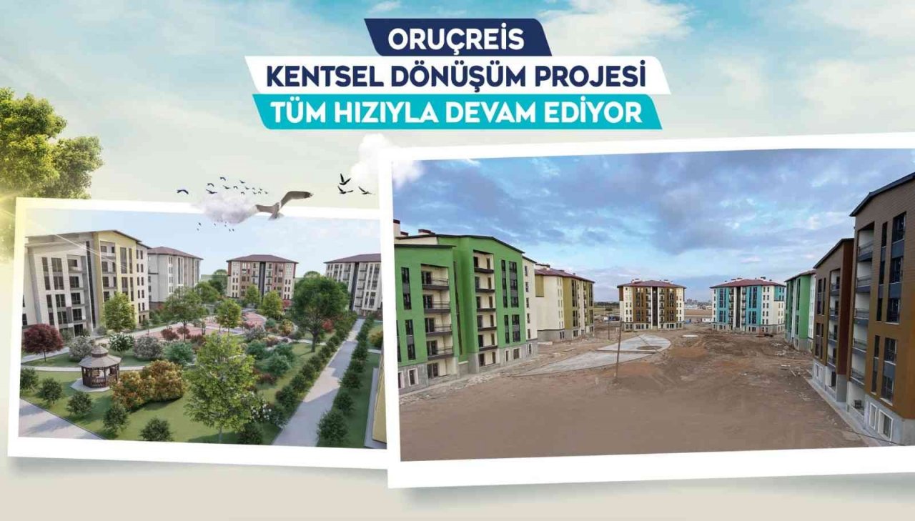 Büyükşehir’in Oruçreis Kentsel Dönüşüm Projesi’nde yüzler gülüyor