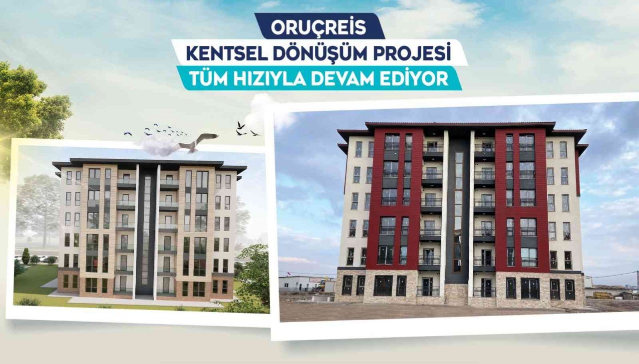 Büyükşehir’in Oruçreis Kentsel Dönüşüm Projesi’nde yüzler gülüyor
