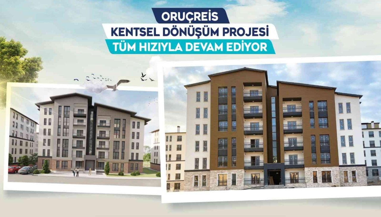 Büyükşehir’in Oruçreis Kentsel Dönüşüm Projesi’nde yüzler gülüyor