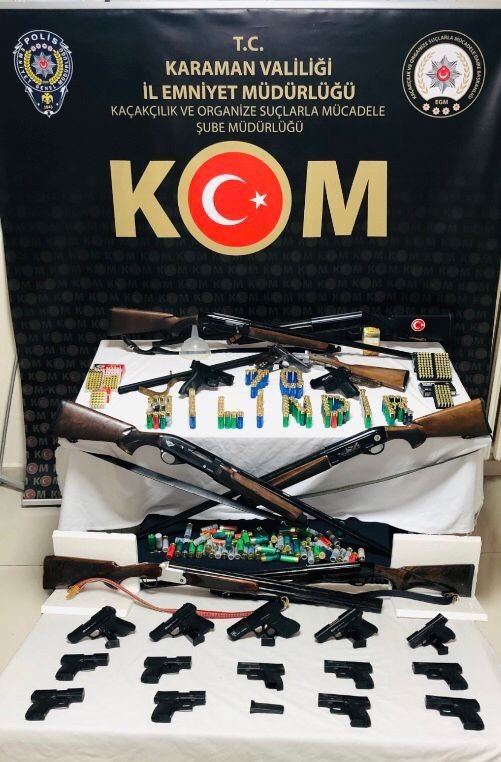 Karaman’da düzenlenen ‘Silindir’ operasyonunda 4 kişi tutuklandı