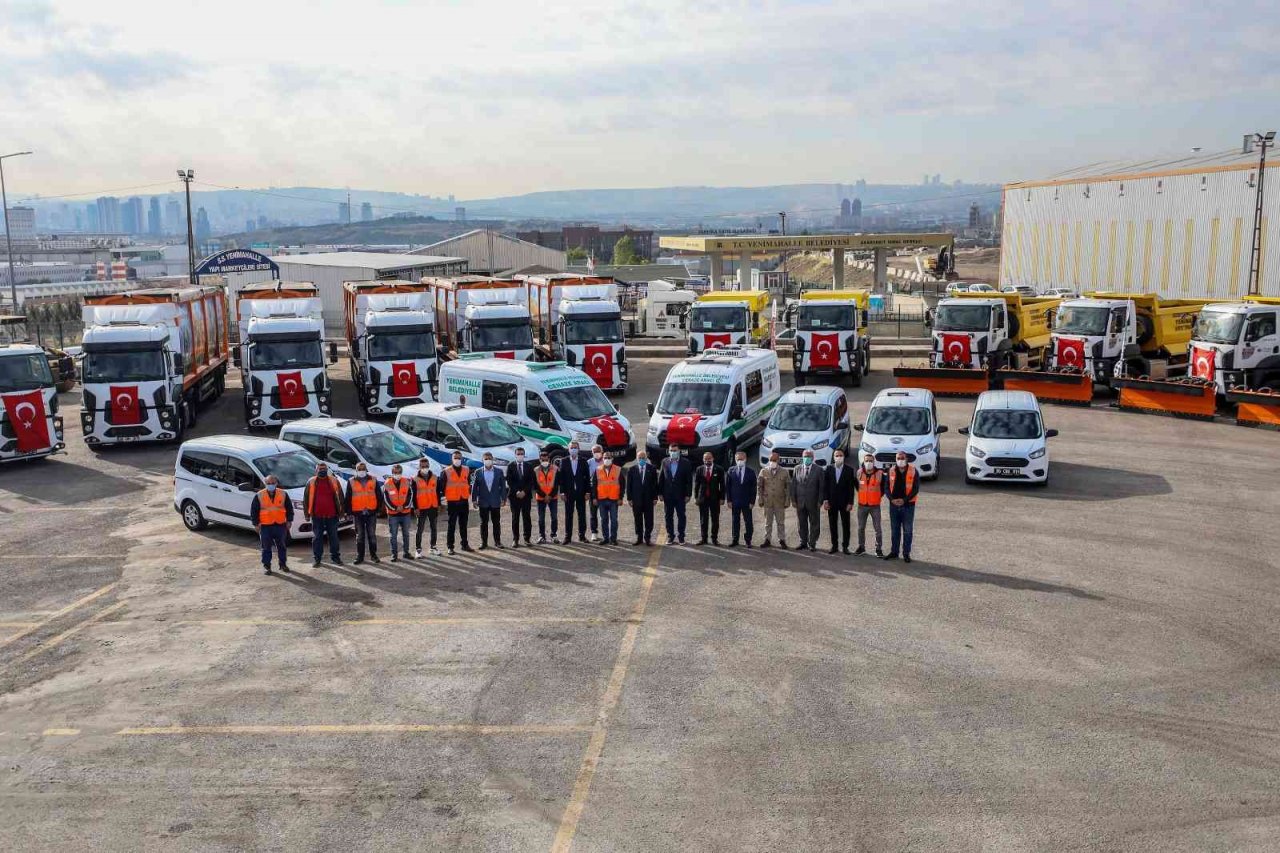 Yenimahalle Belediyesi araç filosunu 505’e yükseltti