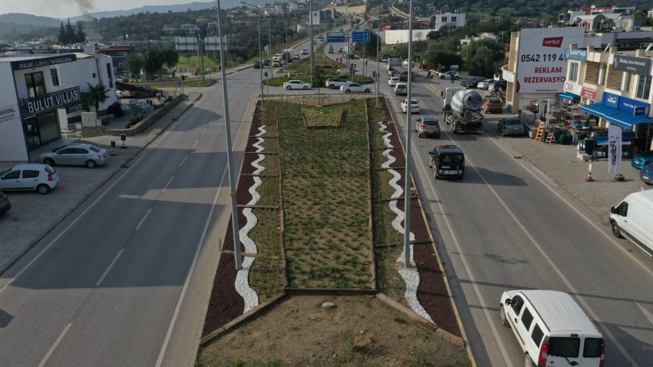 Bodrum’da peyzaj çalışmaları devam ediyor