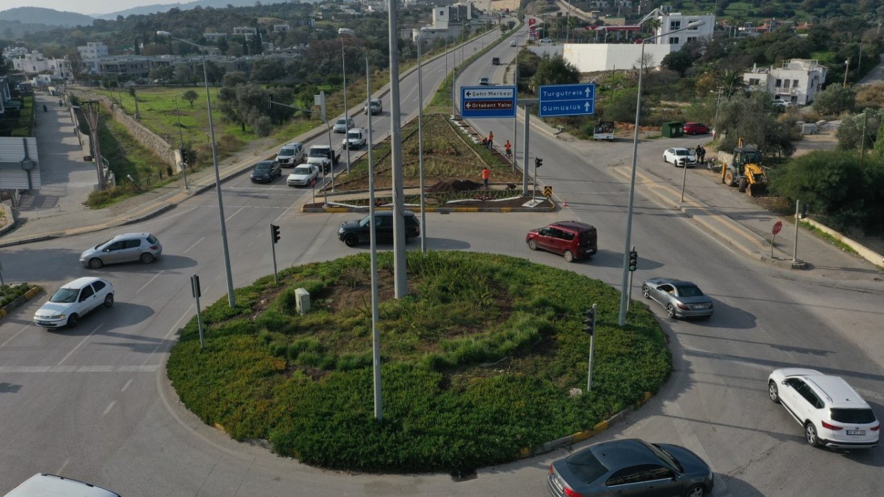Bodrum’da peyzaj çalışmaları devam ediyor