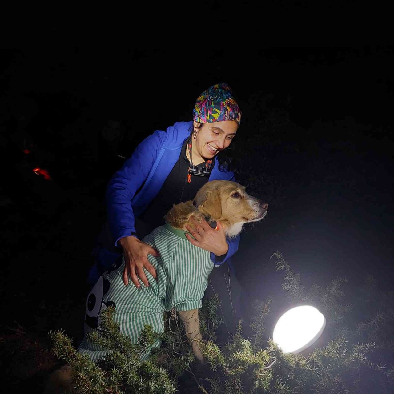 12 kilometrelik gece yürüyüşü şehir stresinden uzaklaştırdı