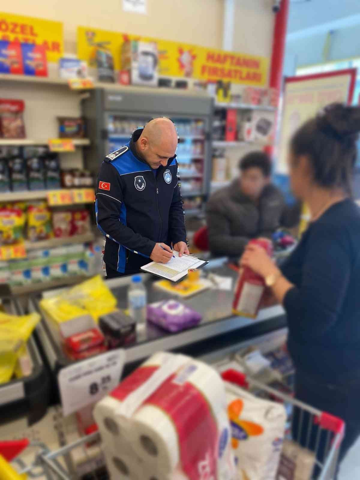 İnegöl’de marketler denetim altında