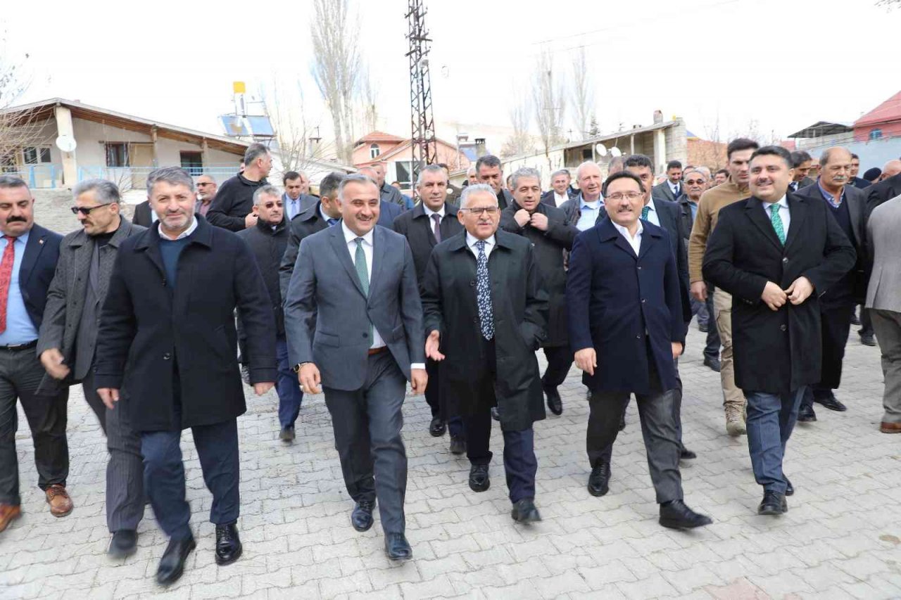 Vali Çiçek ve Başkan Büyükkılıç’tan Develi’deki çalışmalarda inceleme