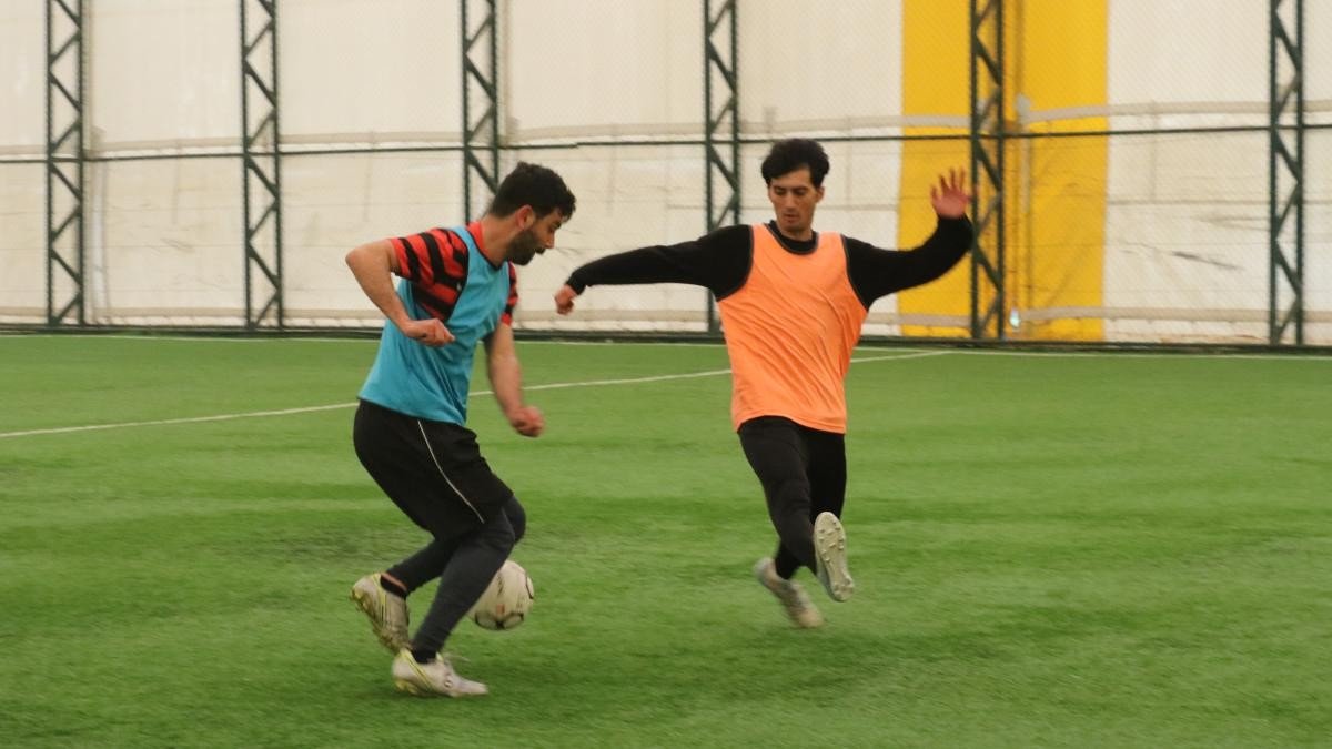 Öğrenciler spor ile stres atıyor