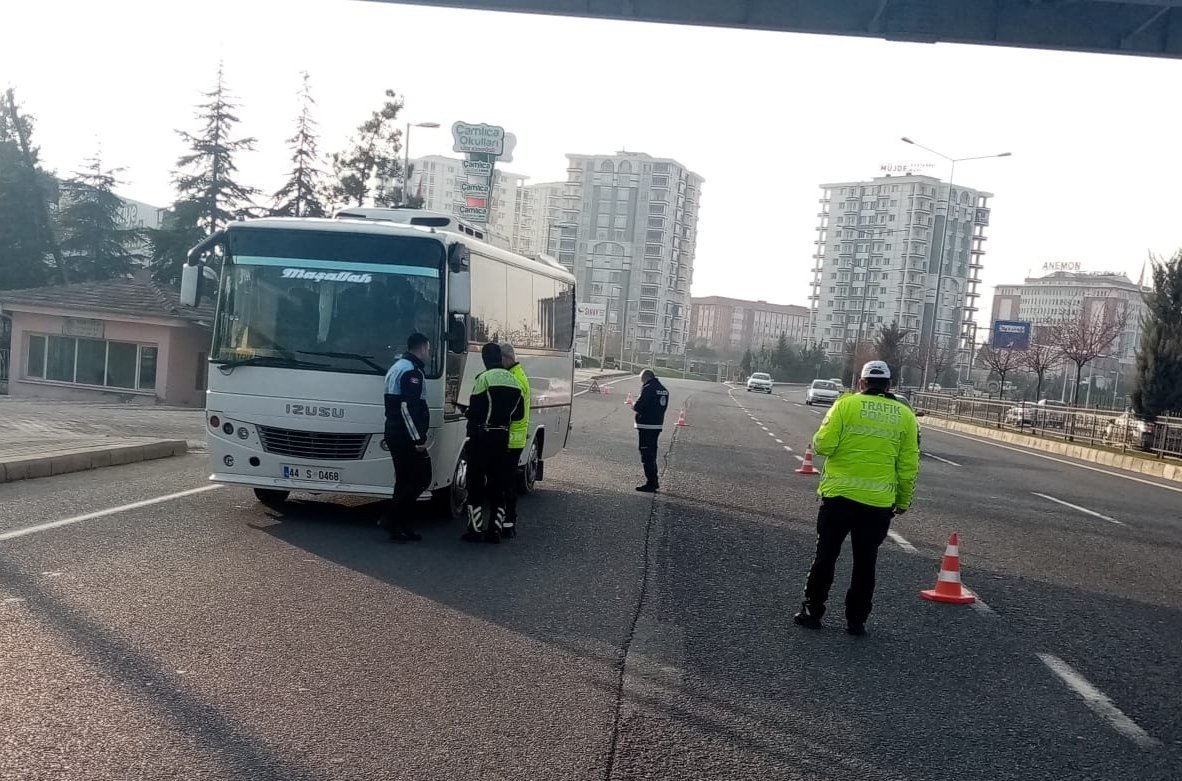 Malatya’da servislere sıkı denetim