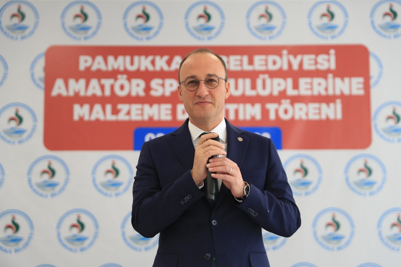 Pamukkale Belediyesinden amatör kulüplere malzeme desteği