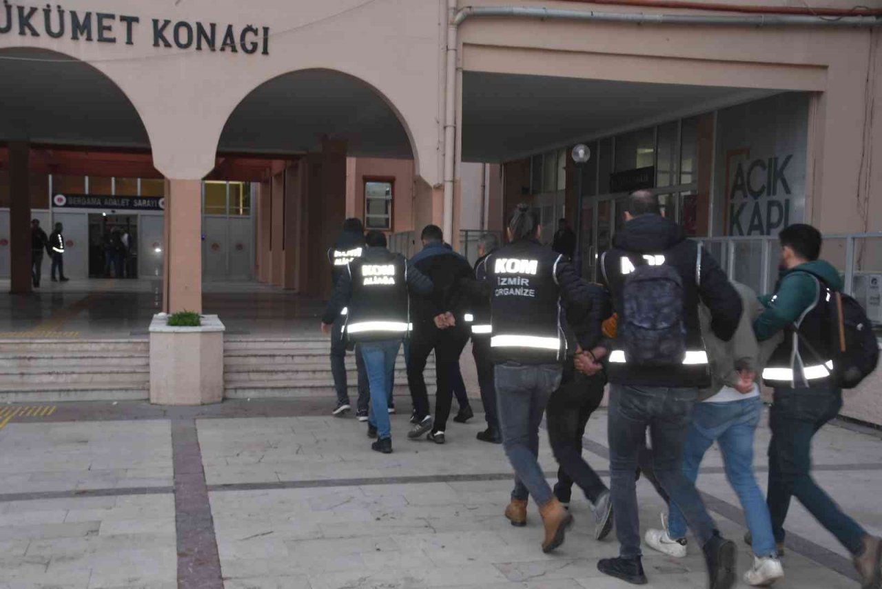 Çökertilen ’Baybekler’ çetesi üyeleri adliyeye sevk edildi